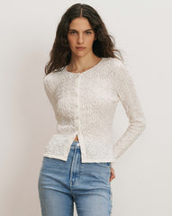 Gillingham Stretch-Lace Cardigan
