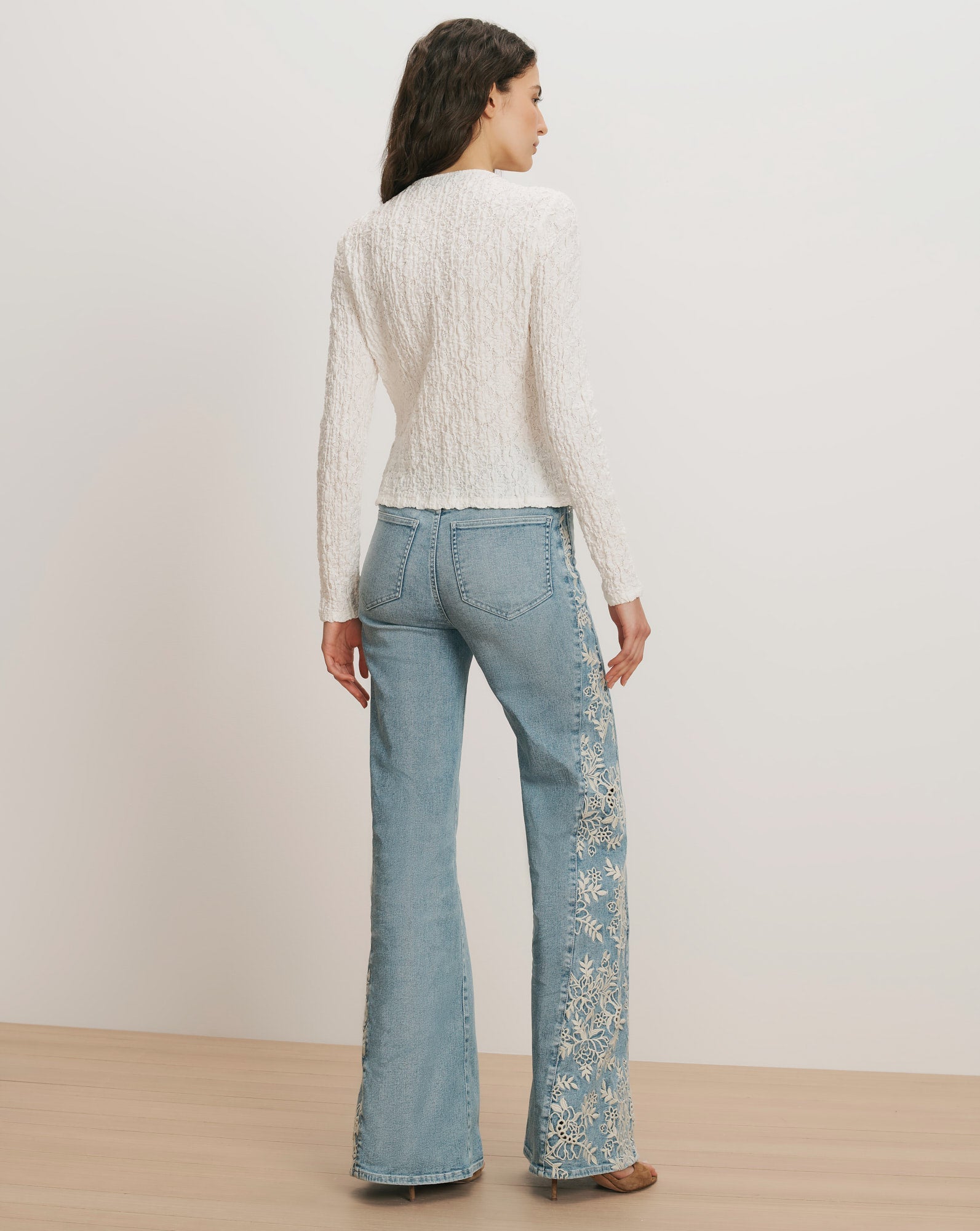 Gillingham Stretch-Lace Cardigan