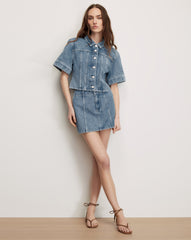 Malcom Cropped Denim Jacket