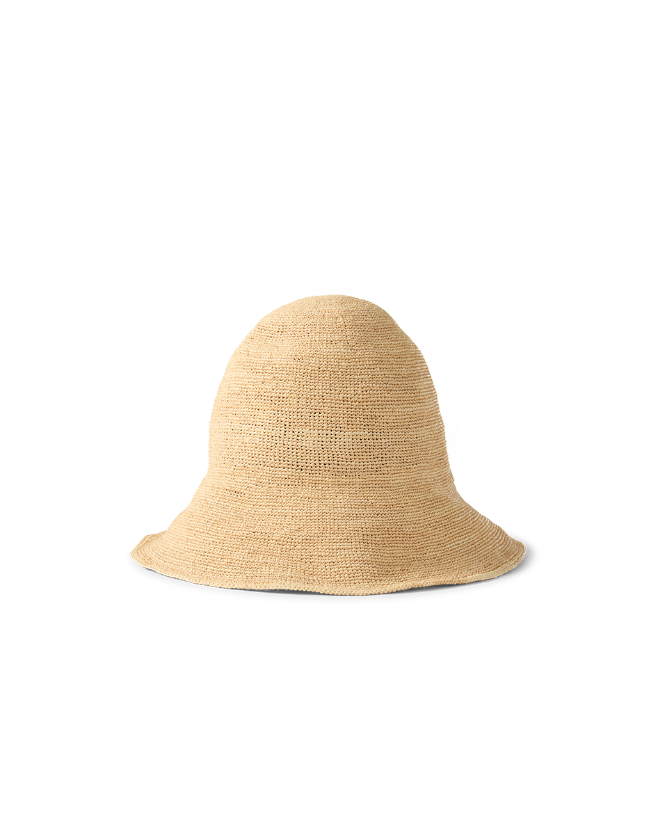 Teagan Raffia Straw Bucket Hat
