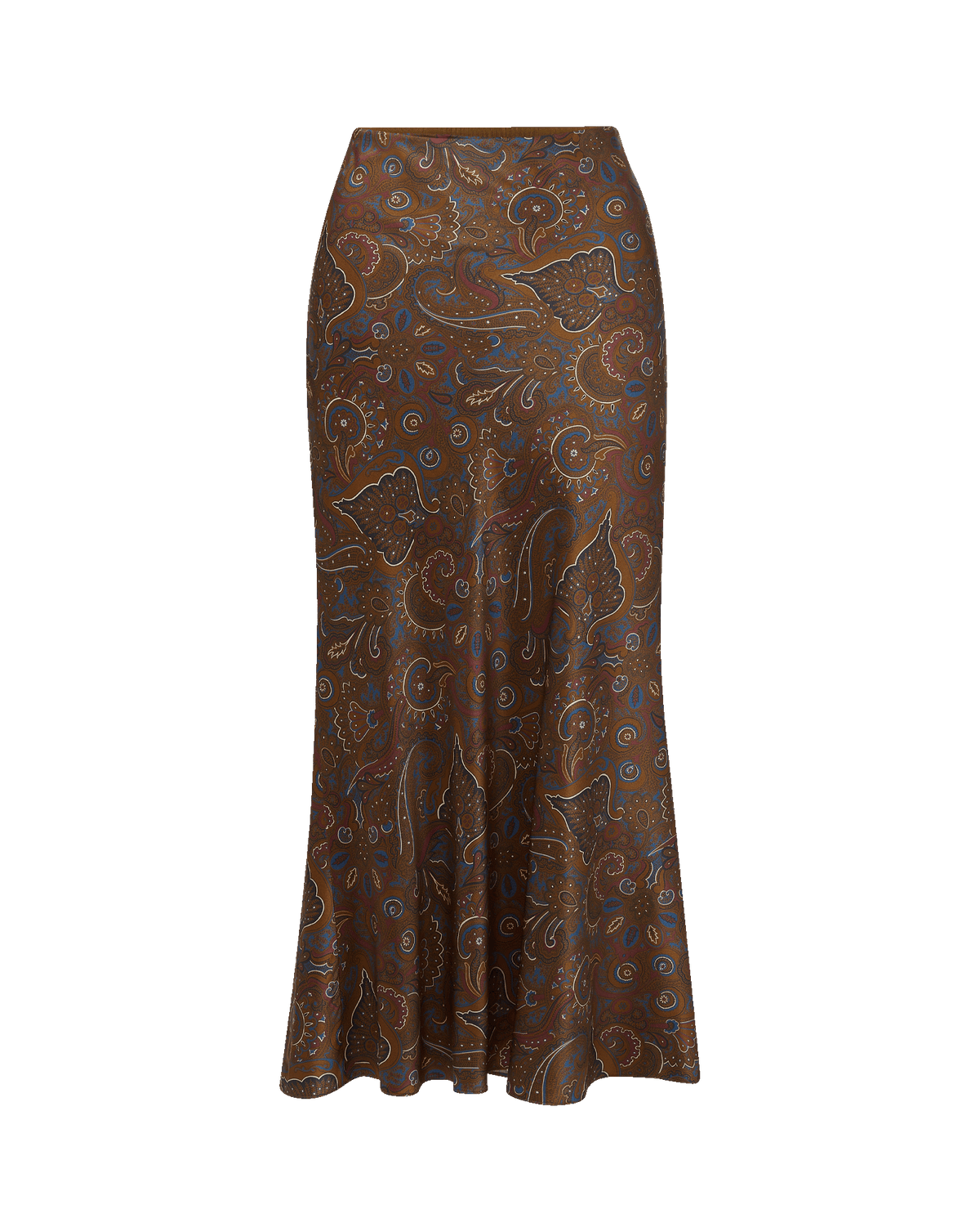 Clover Paisley Midi Skirt