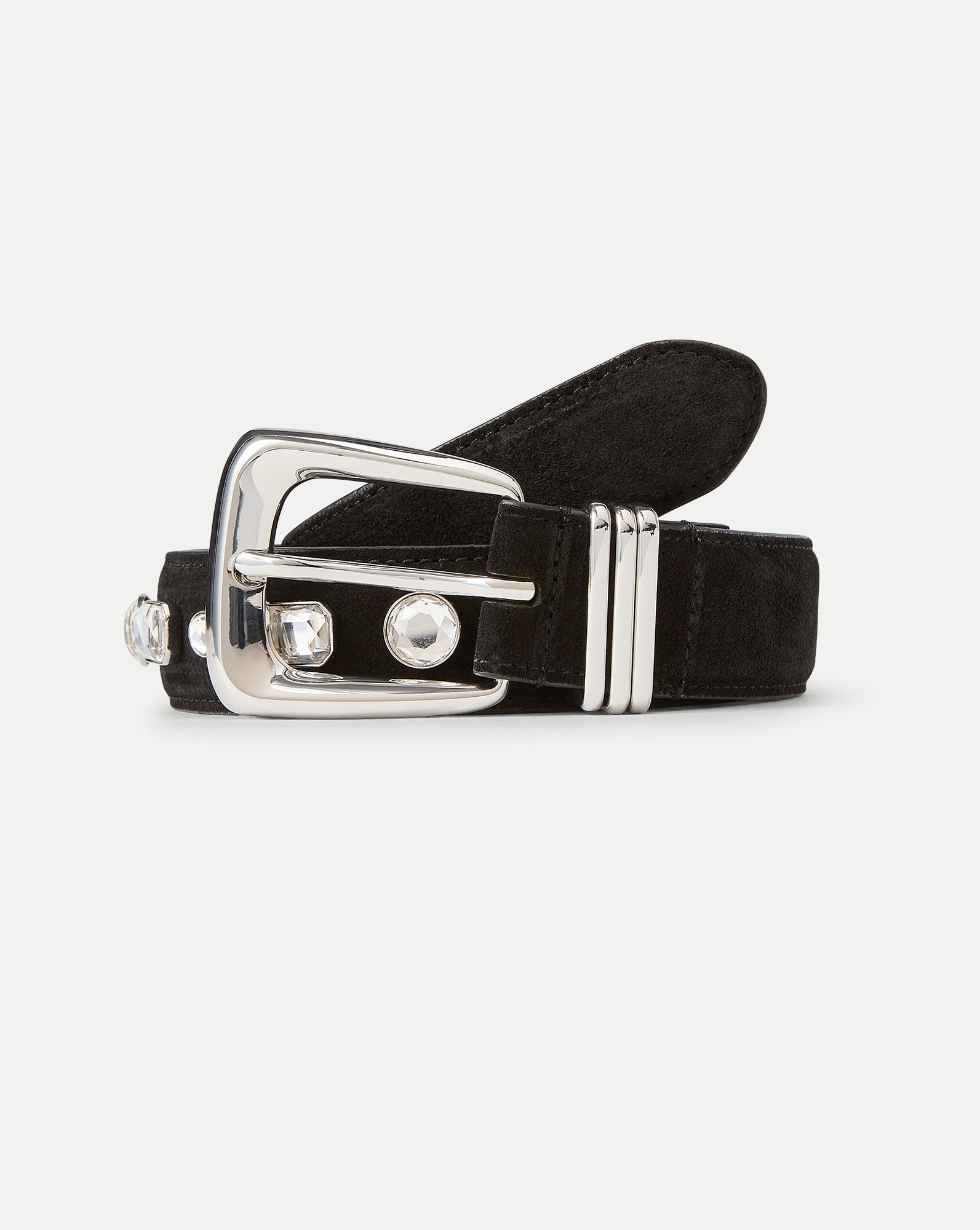 Arch Suede Embellished Belt